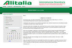 Sito di Alitalia Amministrazione Straordinaria